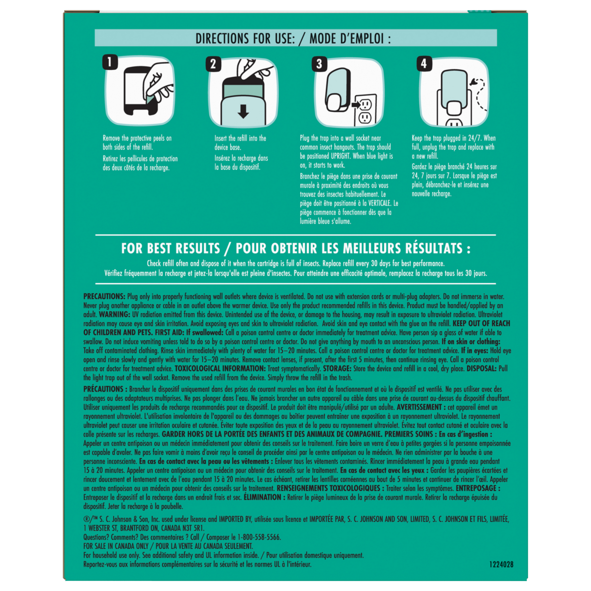 Flying Insect* Light Trap Starter Kit
